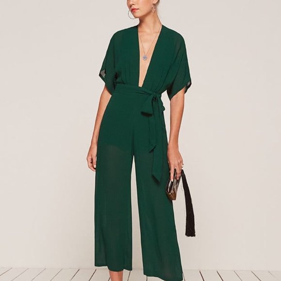 Reformation Pants - Reformation Lemongrass Jumpsuit